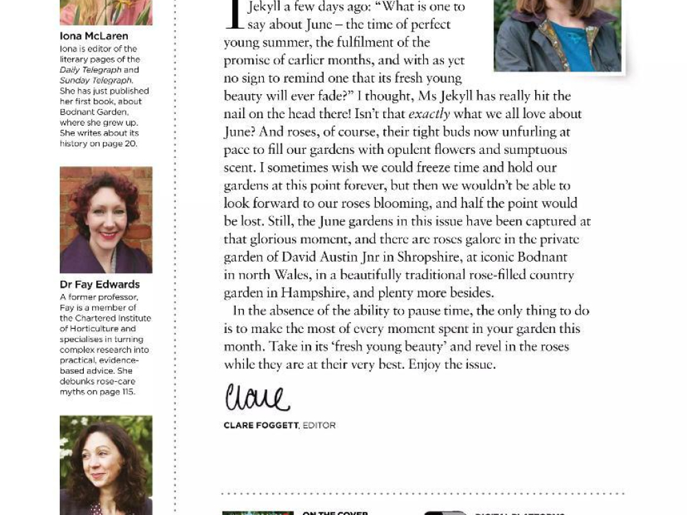 Rose Care Article featuring Kew Gardens Expert, Tony Hall